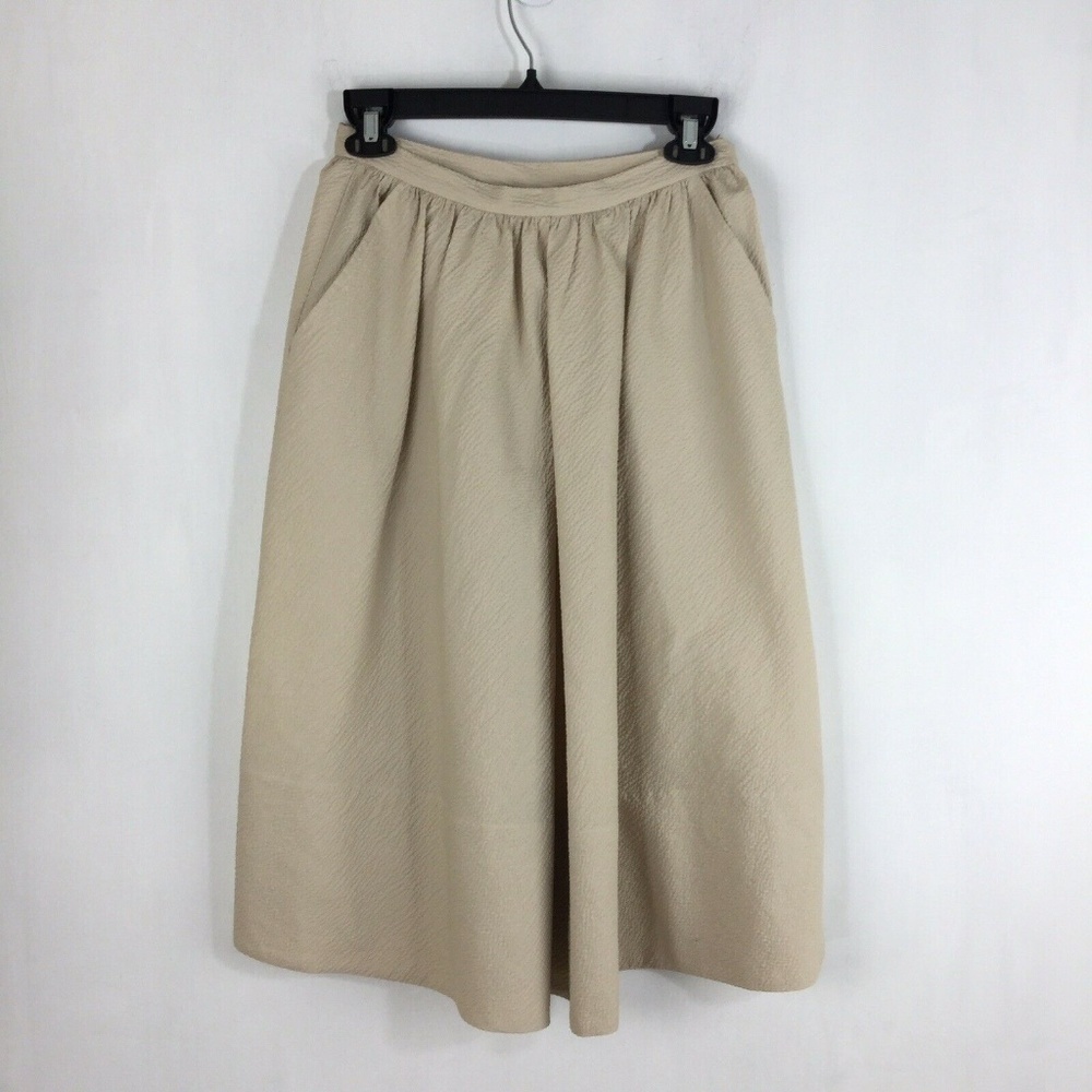 Josie Natori Skirt Brown Textured